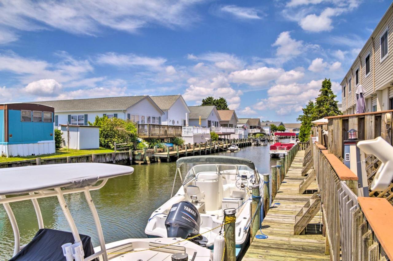 Ocean City Townhome, Deck With Canal Access! Exterior photo