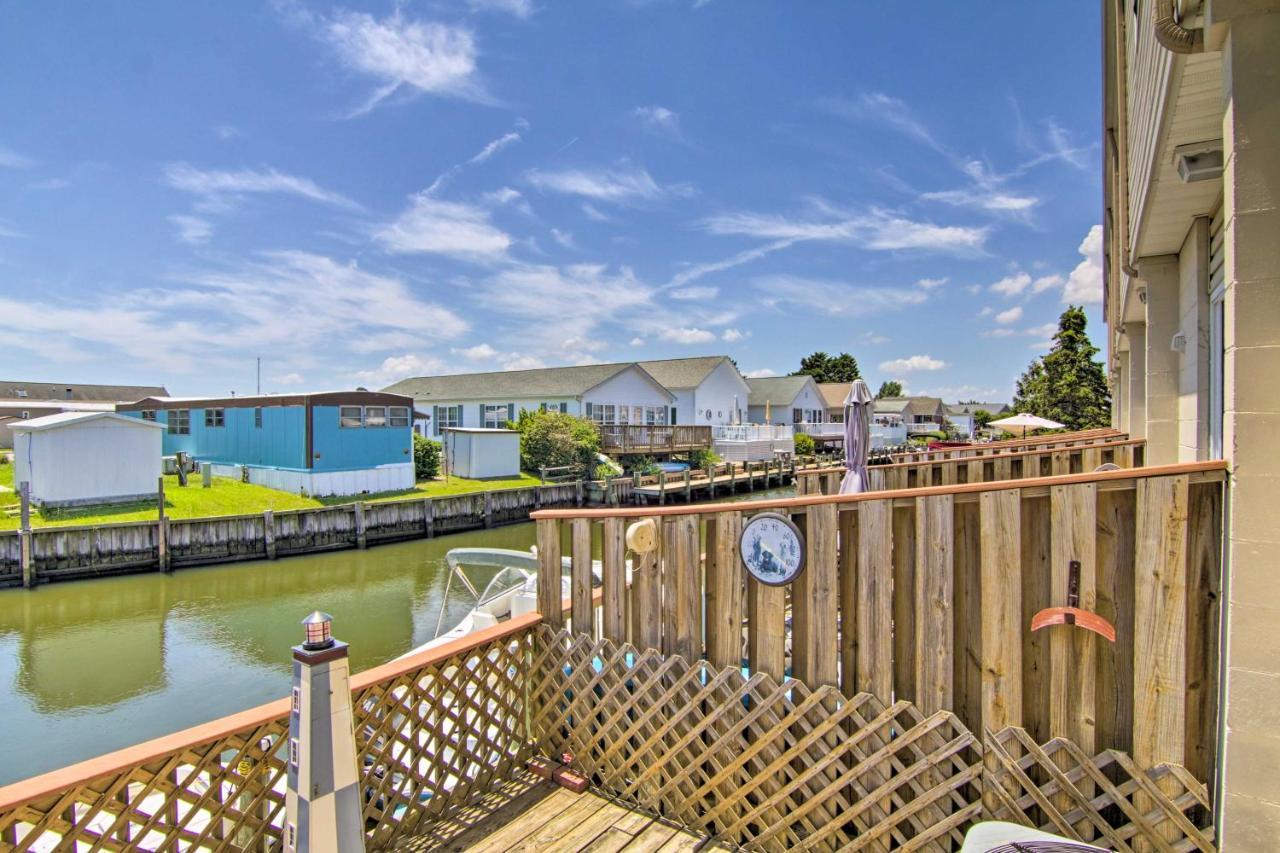 Ocean City Townhome, Deck With Canal Access! Exterior photo